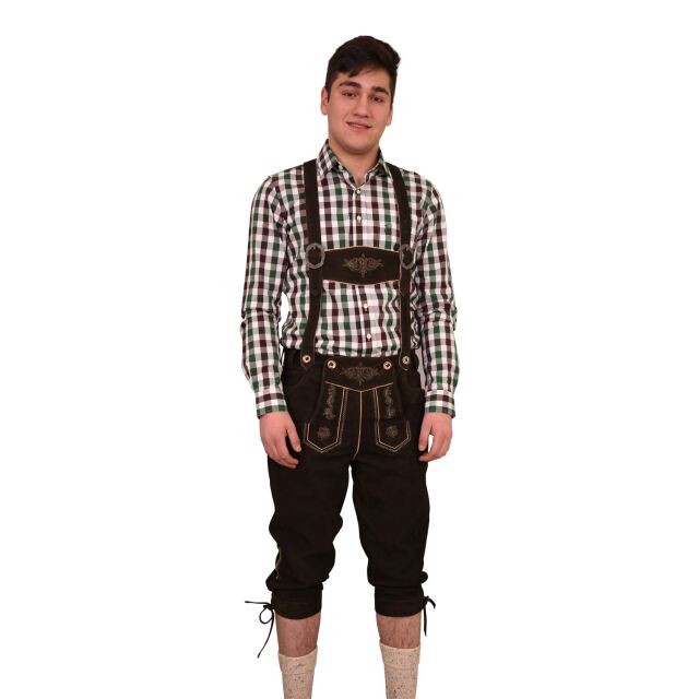 Herren Kniebundhose Artikel Nr.8490 Farbe 3444 altschwarz