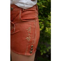 Damen Trachtenshorts Artikel Nr.7280 Farbe 3503 Rot