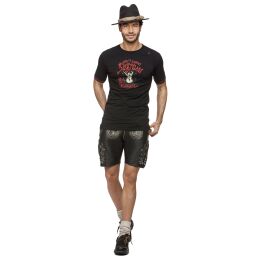 Herren T-shirt Lenny-schwarz