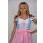Dirndl Set 3tlg. 389gt Trachtenkleid Blau&Weiß kariert