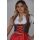 Dirndl Set 404GT Trachtenkleid Braun Rot
