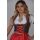 Dirndl Set 404GT Trachtenkleid Braun Rot