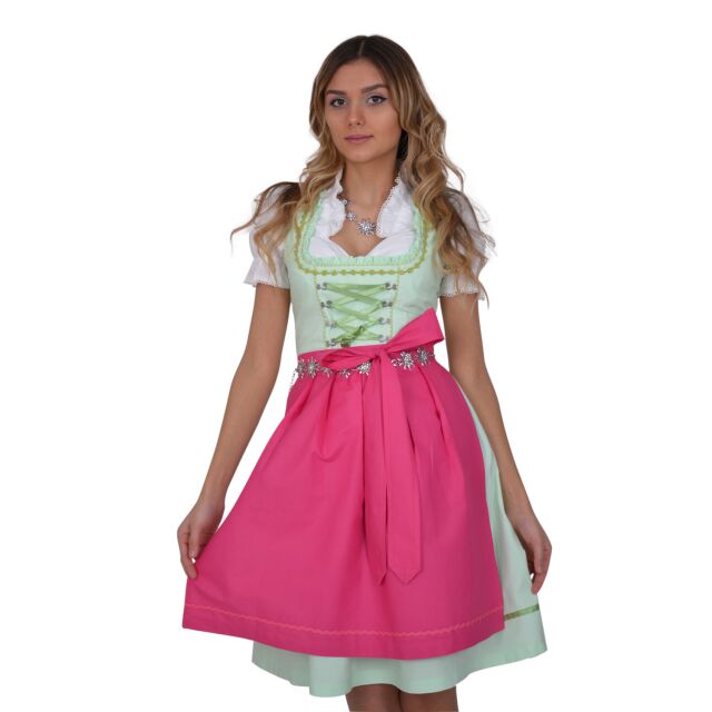 Dirndl Set 406GT Trachtenkleid Apfelgrün