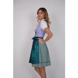 Dirndl Set 408GT Trachtenkleid Lila Grün