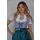 Dirndl Set 408GT Trachtenkleid Lila Grün