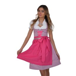 Dirndl Set 410GT Trachtenkleid Erikaviolett Pink