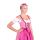 Dirndl Set 301GT Trachtenkleid Pink kariert