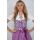 Dirndl Set Trachtenkleid 336GT Lila kariert  34