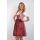 Dirndl Set Trachtenkleid 341GT Bordo kariert