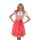 Dirndl Set Trachtenkleid 342GT Rot kariert