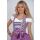 Dirndl Set Trachtenkleid 348GT Lila kariert