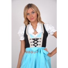 Dirndl Set 367GT Trachtenkeid Schwarz Blau