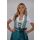 Dirndl Set 3tlg Trachtenkleid 372gt Tannengrün&Weiß karriert