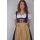 Dirndl Set 3tlg Trachtenkleid 431gt Lila gepunktet