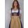 Dirndl Set 3tlg Trachtenkleid 431gt Lila gepunktet