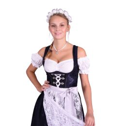 Dirndl Set 3tlg Trachtenkleid M312gt1 Marineblau