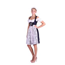 Dirndl Set 3tlg Trachtenkleid M312gt1 Marineblau