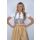 Dirndl Set Trachtenkleid 352GT Braun kariert 40