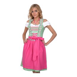 Dirndl Set Trachtenkleid 347GT Grün kariert