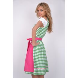 Dirndl Set Trachtenkleid 347GT Grün kariert