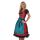 Dirndl Set 3tlg Trachtenkleid R312gt Rot geblümt