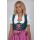 Dirndl Set 3tlg Trachtenkleid G312gt Grün gepunktet