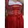 Dirndl Trachtenkleid 476GT Rot Weiß kariert Oktoberfest Gr 34 36 38 40 42