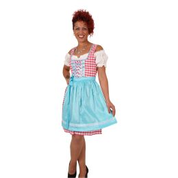 Dirndl Set Trachtenkleid 463GT Rosa Weiß kariert Gr...