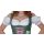 Dirndlbluse Weiß Schulterfrei 36