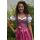 Dirndl Set Trachtenkleid 486GT Lila geblümt Gr 34 bis 42