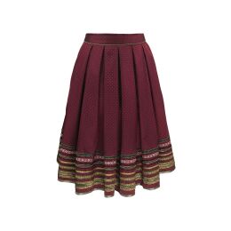 Damen Trachten Rock Bordeaux 20662-90