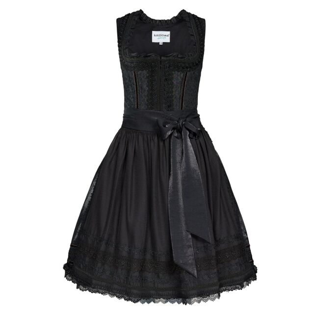 Dirndl Set 2 tlg Schwarz 10216-4