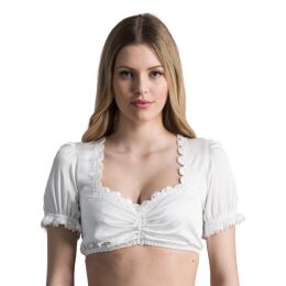 Dirndlbluse Melinda ecru 20243-2 48