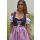 Dirndl Set 3tlg Trachtenkleid L313gt Lila gepunktet