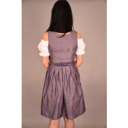 Dirndl Set Trachtenkleid 497GT Lila geblümt