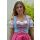 Dirndl Set Trachtenkleid 509GT Blau Weiß kariert