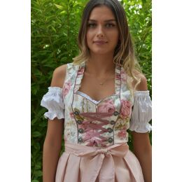 Dirndl set Trachtenkleid 514GTRosa Grün geblümt