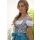 Dirndl Set Trachtenkleid 321GT Graublau Dirndl 3tlg. Gr.34,36,38,40,42