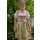 Dirndl Set Trachtenkleid Y484GT rot grün geblümt