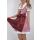 Dirndl Set Trachtenkleid 333GT Bordo Weiß kariert