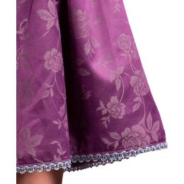 Dirndl Set Trachtenkleid 540GT Lila geblümt