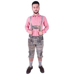 Herren Trachten Lederhosen CINIS Beige geäscht...
