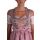 Dirndl Set DEMETER 2tlg.Altrosa Grau geblümt 546GT