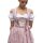 Dirndl Set Aphrodite 2tlg.Trachtenkleid Altrosa geblümt 544GT